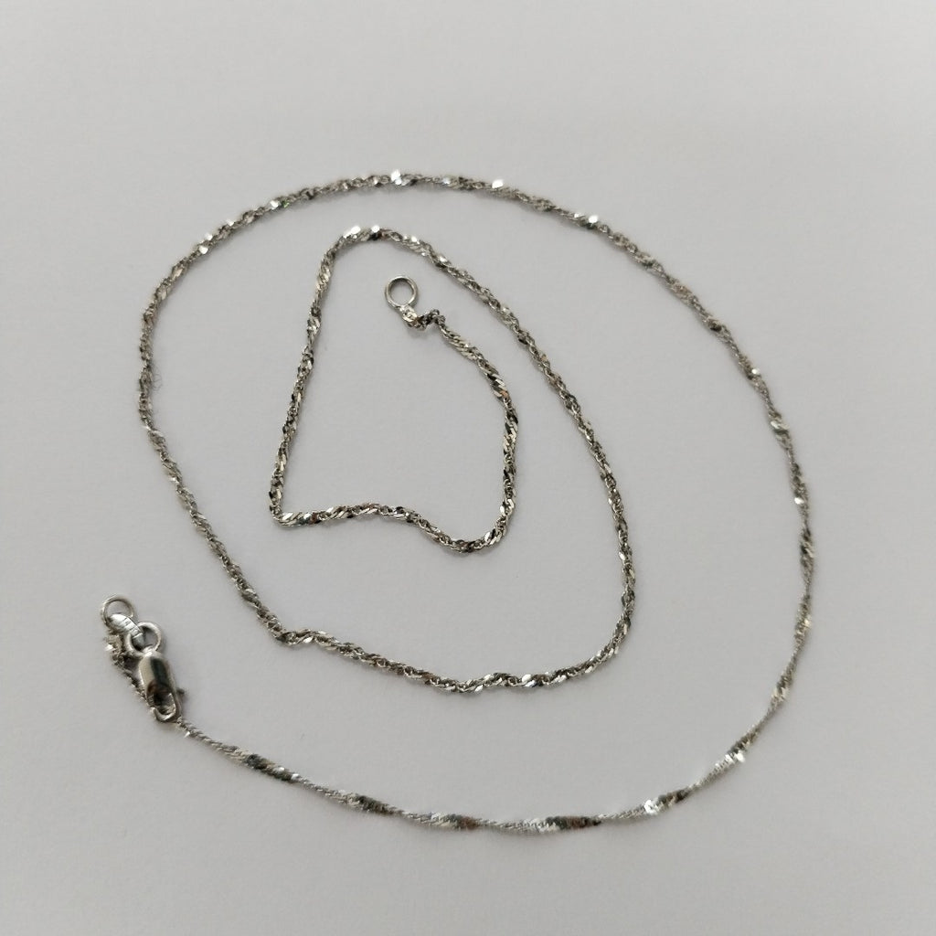 CADENA ORO BLANCO 14 K 1,40 GRMS (SEMINUEVO)