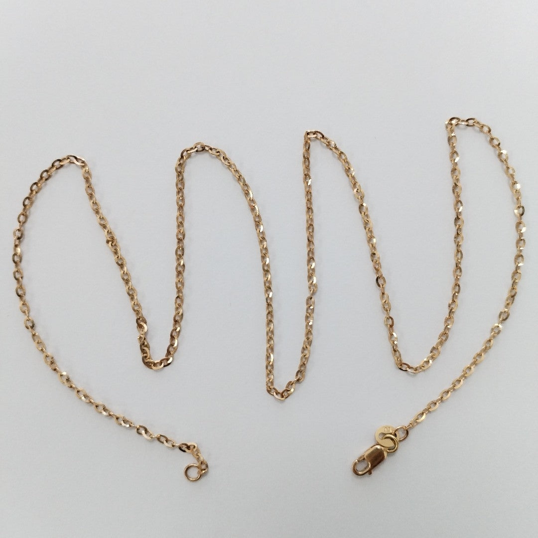 CADENA. ORO. 14 K 2.7 GRMS (SEMINUEVO)