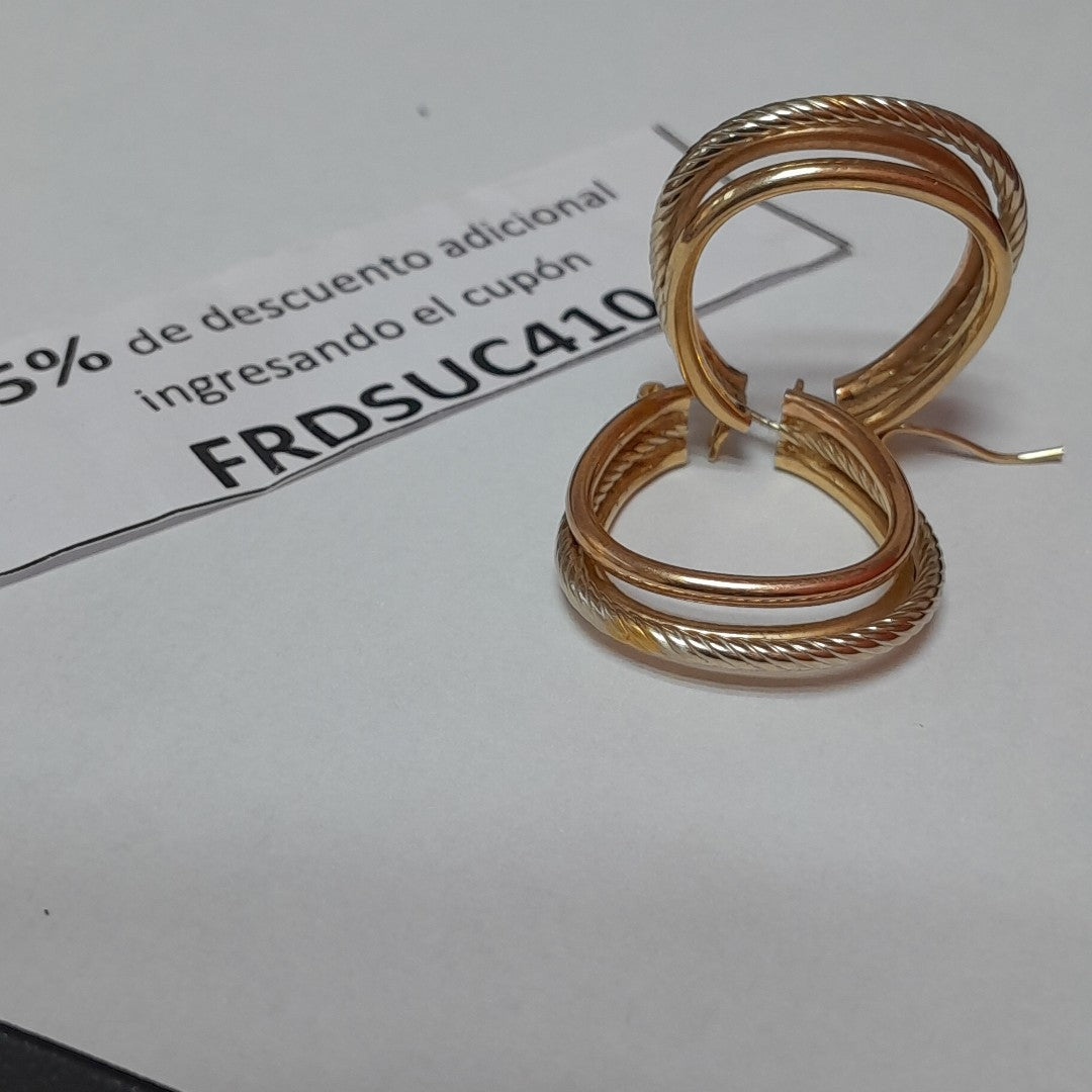 K1 4,00 GRMS 10 K ESPECIFICACIONES COMPLEMENTARIAS VENTA DE UN PAR DE ARRACADAS (SEMINUEVO)