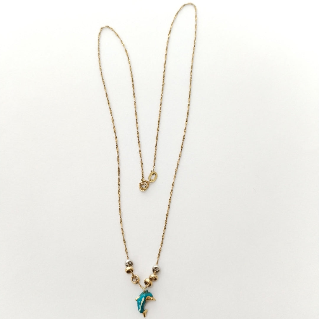 CADENA,DIJE ORO 14 K 1,30 GRMS (SEMINUEVO)