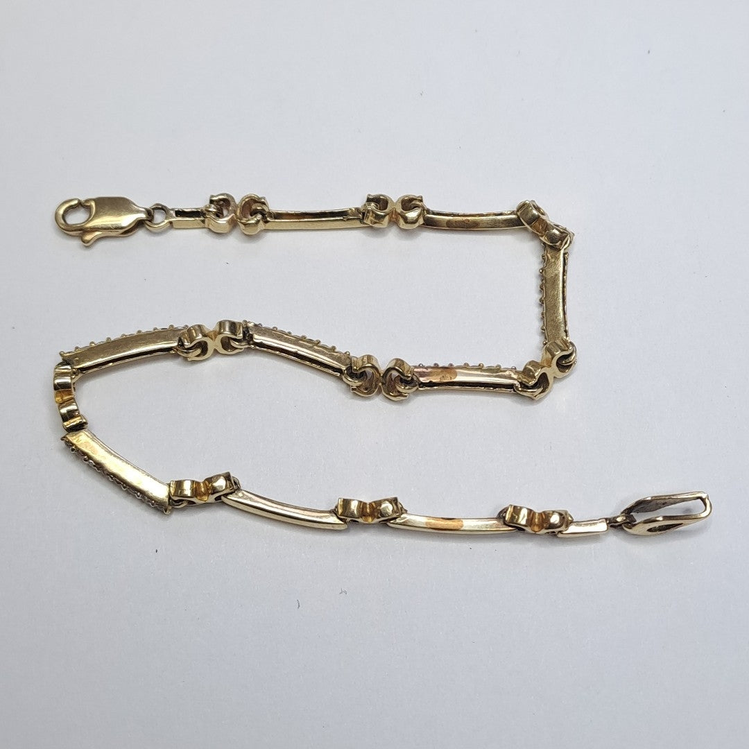 PULSERA. ORO. 14 K 7.6 GRMS (SEMINUEVO)