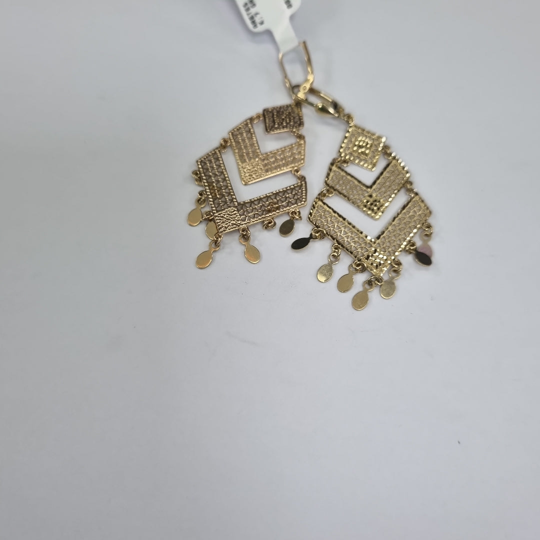 ARETES PAR. ORO. 14 K 7 GRMS (SEMINUEVO)