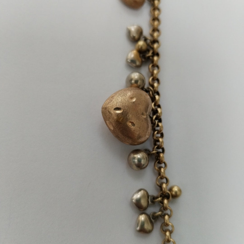 PULSERA. ORO, ORO COMBINADO. 14 K 11.8 GRMS (SEMINUEVO)