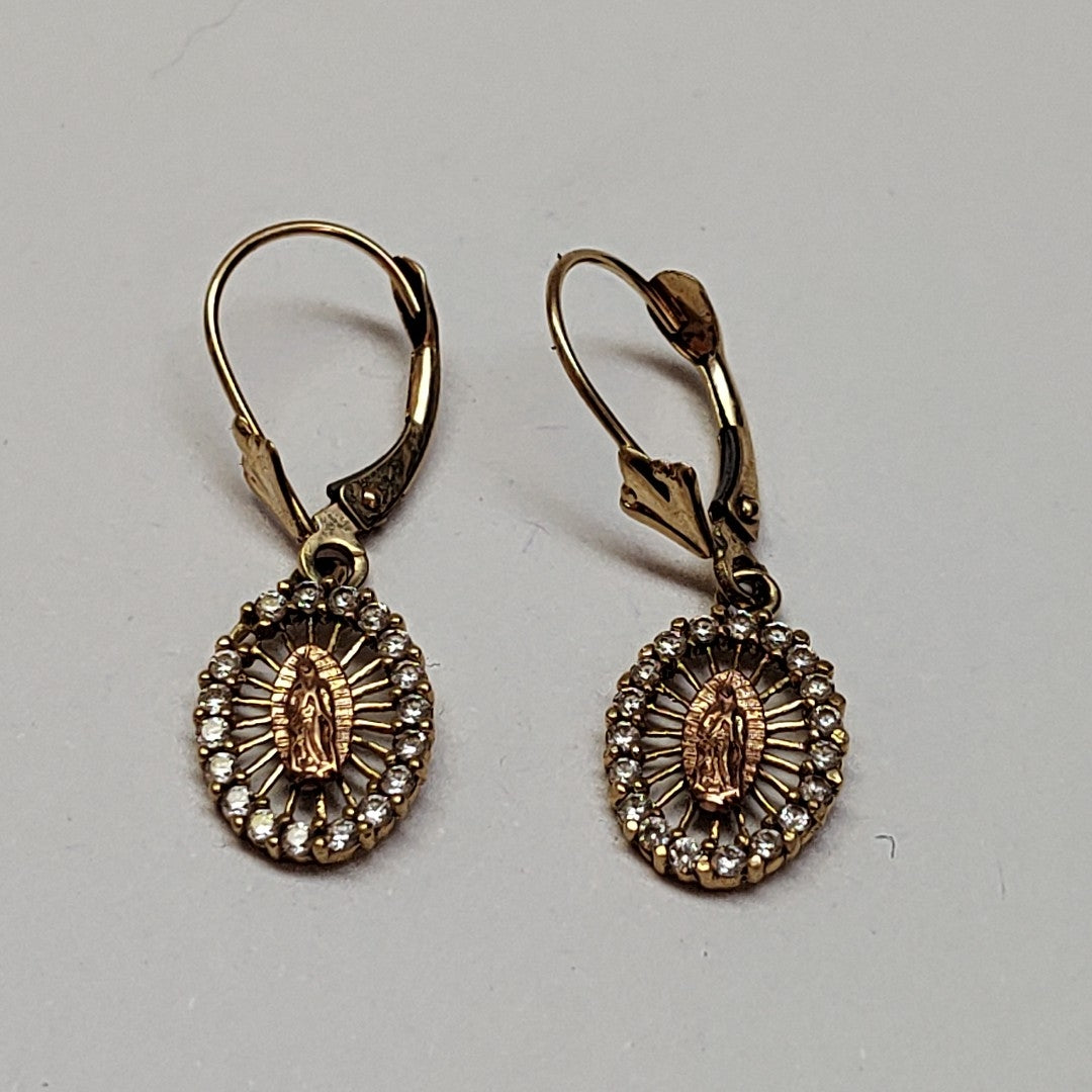 ARETES PAR ORO 14 K 1,70 GRMS (SEMINUEVO)