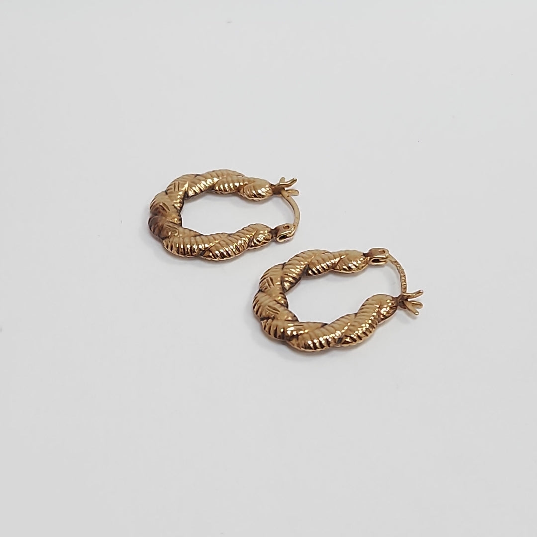 ARETES PAR. ORO. 14 K 1.8 GRMS (SEMINUEVO)