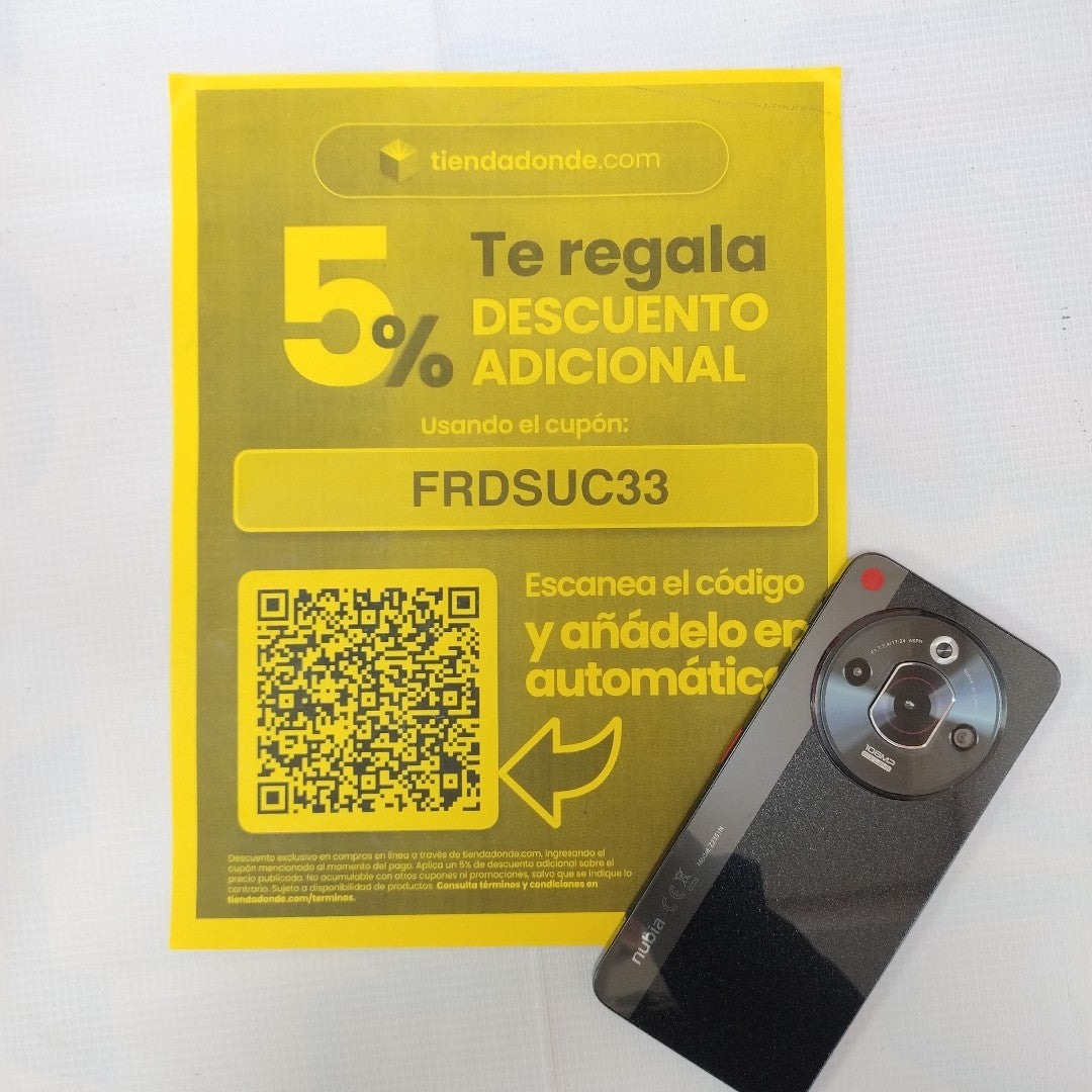 CELULAR NUBIA  FOCUS PRO 5G Z2351N 256 GB 8 GB RAM (SEMINUEVO)