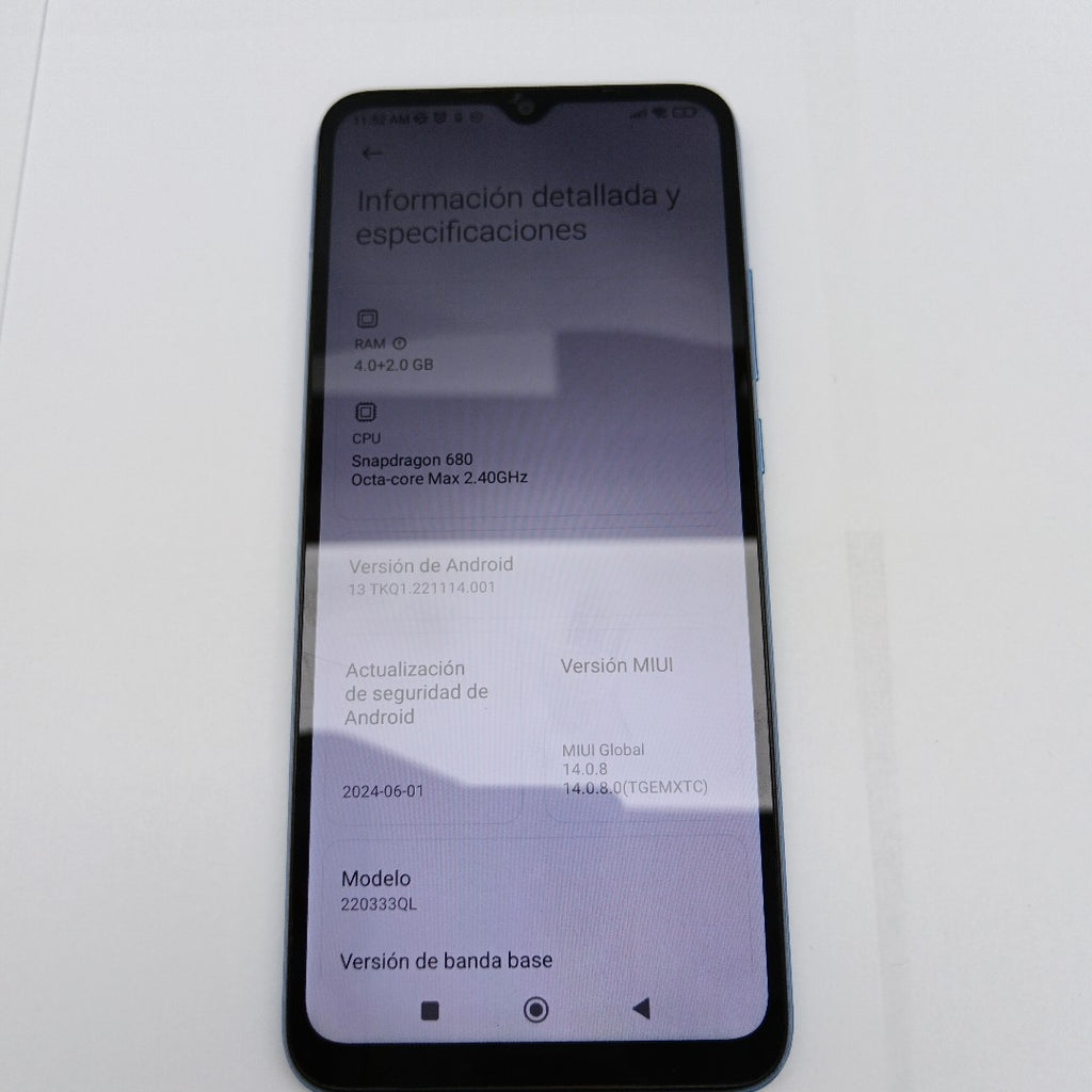 CELULAR XIAOMI REDMI 10C 220333QL 128 GB 4 GB RAM (SEMINUEVO)