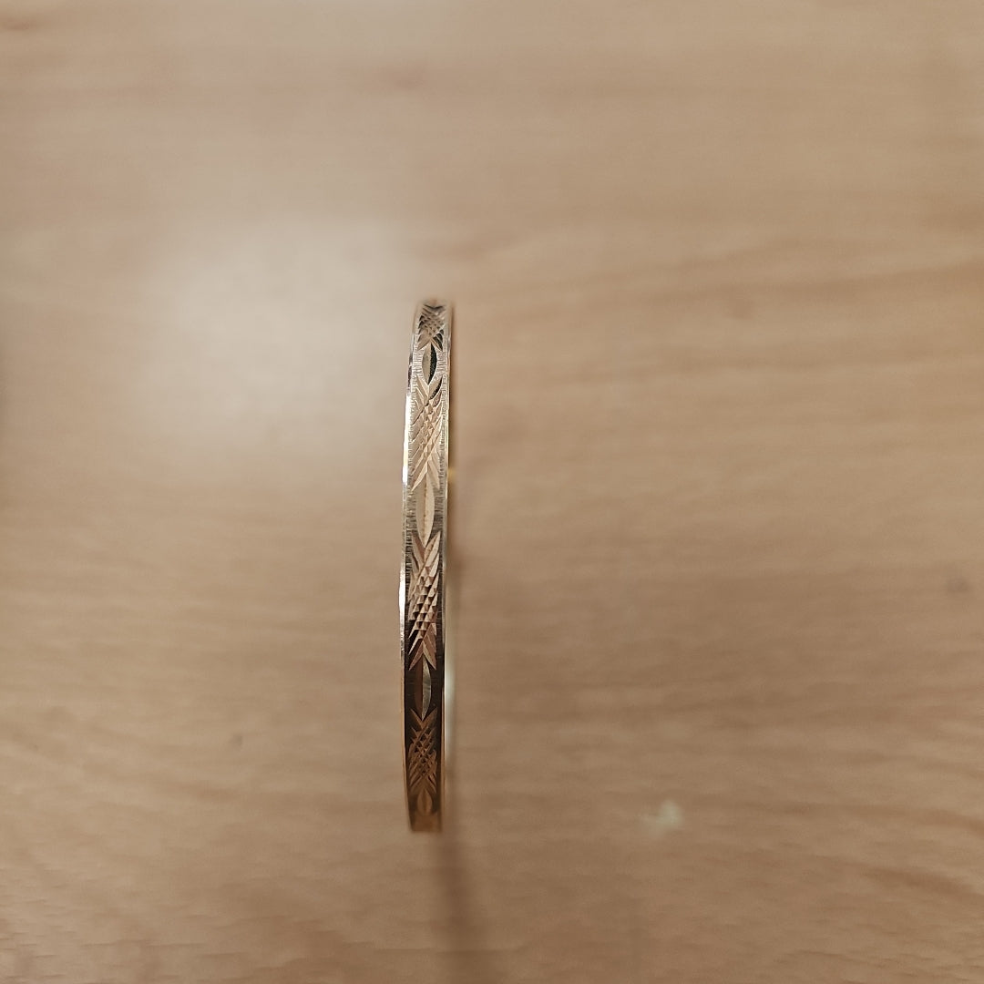 PULSERA RIGIDA ORO 14 K 5,30 GRMS (SEMINUEVO)
