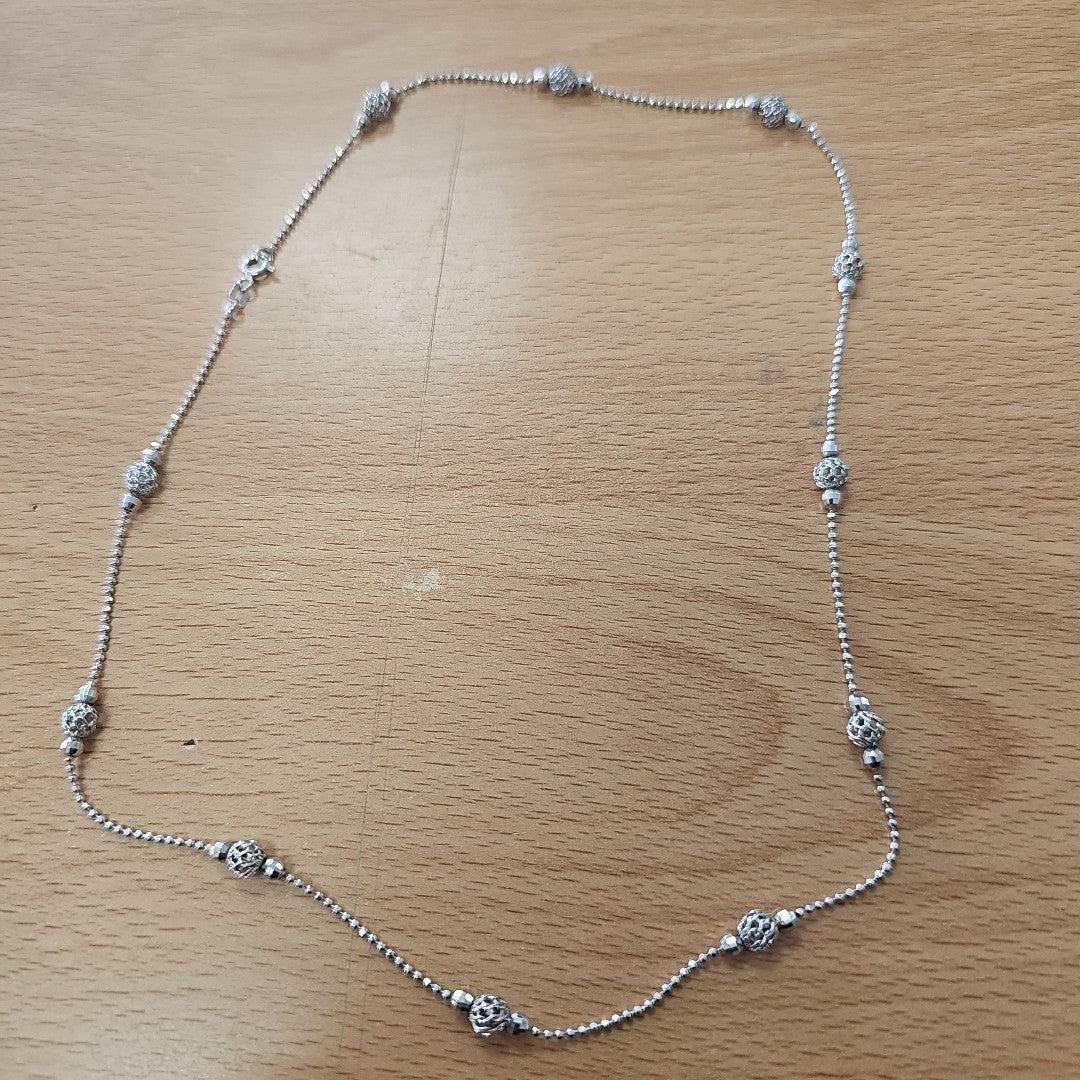 GARGANTILLA ORO BLANCO 14 K 5,70 GRMS (SEMINUEVO)