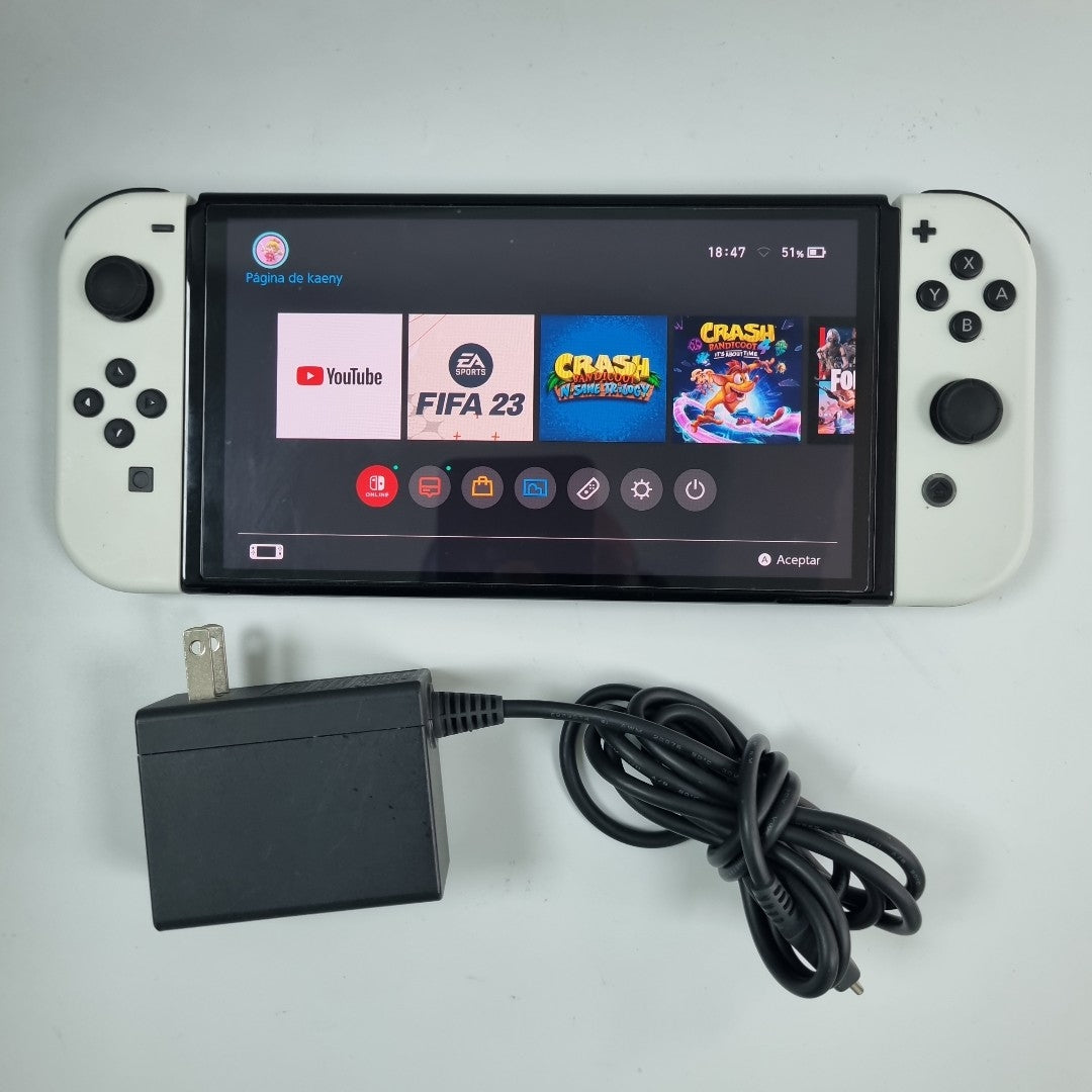 CONSOLA DE VIDEOJUEGO NINTENDO SWITCH OLED 64 GB (SEMINUEVO)