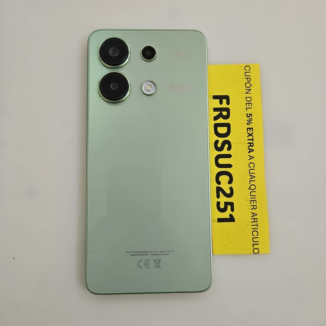 CELULAR XIAOMI REDMI NOTE 13 23129RA5FL (2024) 256 GB 8 GB RAM (SEMINUEVO)