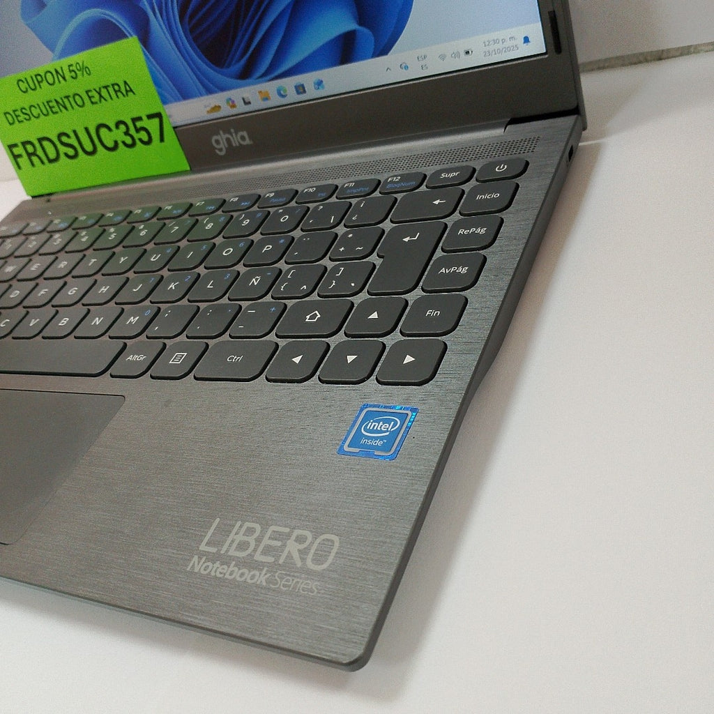 LAPTOP GHIA LIBERO LH714CP 128 GB SSD 4 GB RAM (SEMINUEVO)