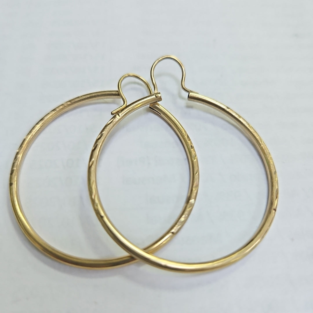 ARRACADAS PAR ORO 10 K 3,50 GRMS (SEMINUEVO)