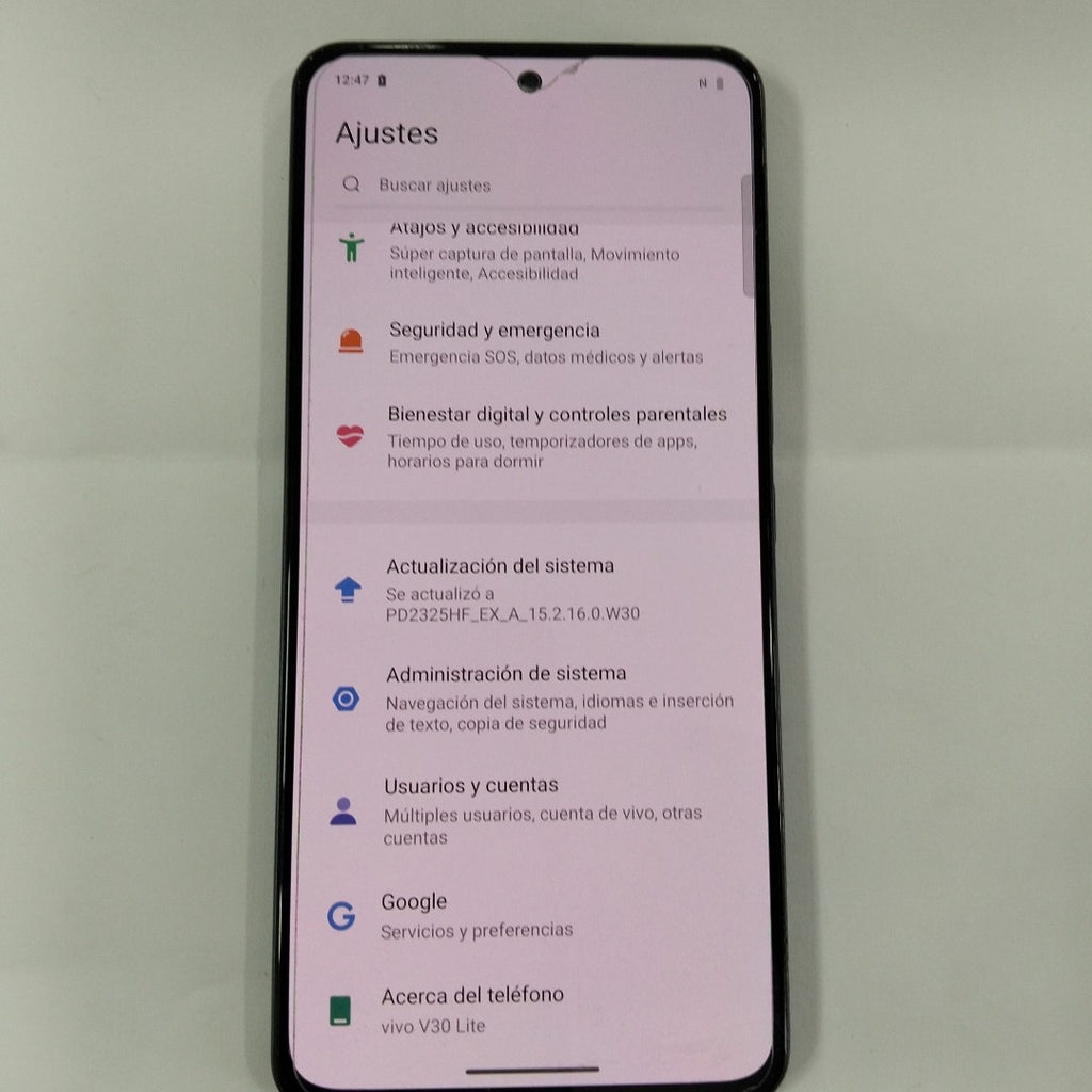 CELULAR VIVO V30 LITE V2314 (2023) 256 GB 12 GB RAM (SEMINUEVO)