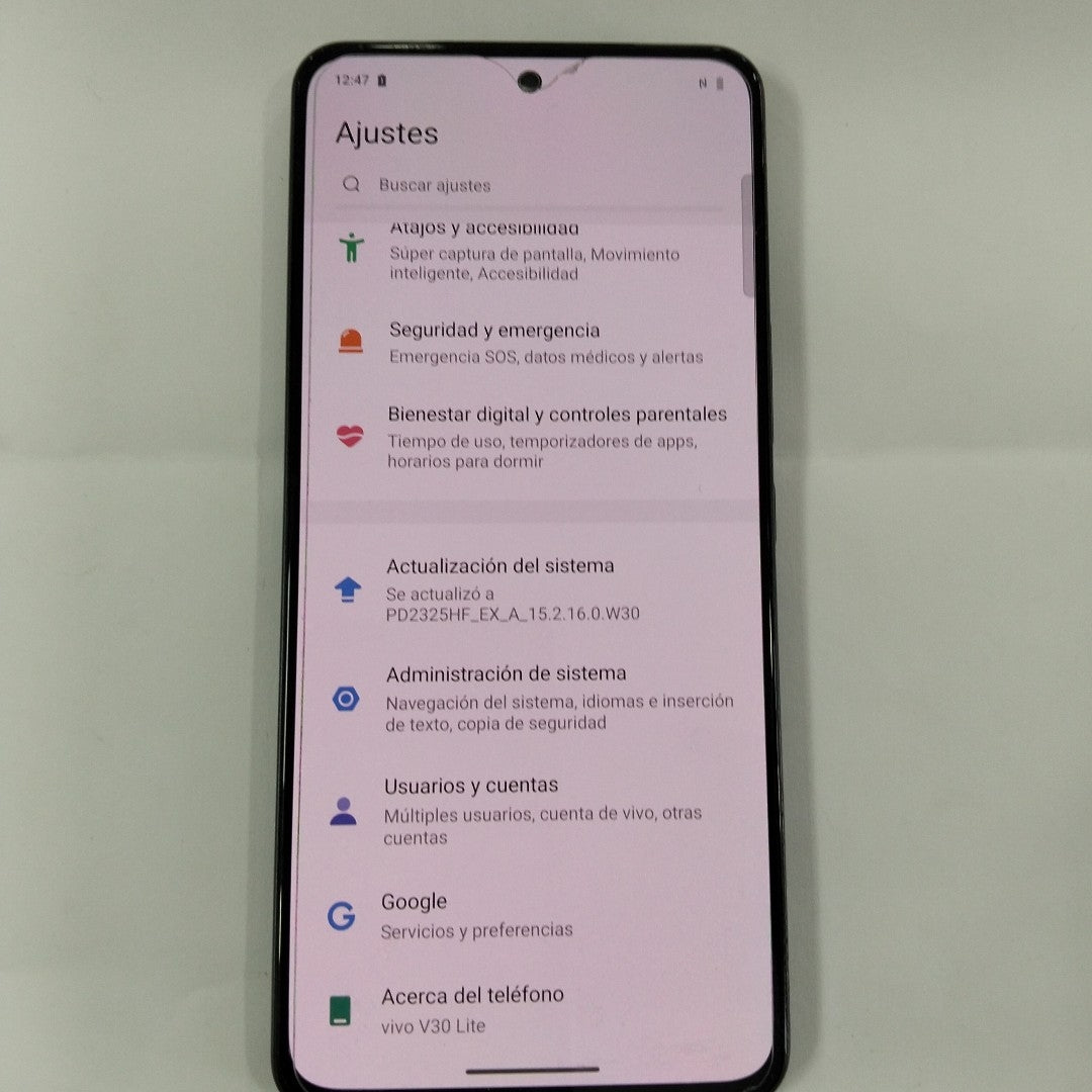 CELULAR VIVO V30 LITE V2314 (2023) 256 GB 12 GB RAM (SEMINUEVO)