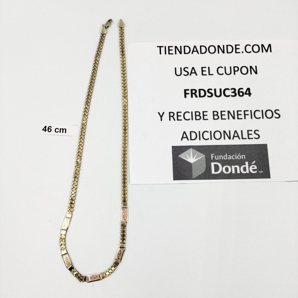 K1 8,30 GRMS 14 K ESPECIFICACIONES COMPLEMENTARIAS GARGANTILLA T/TIPO ROLEX ORO (SEMINUEVO)