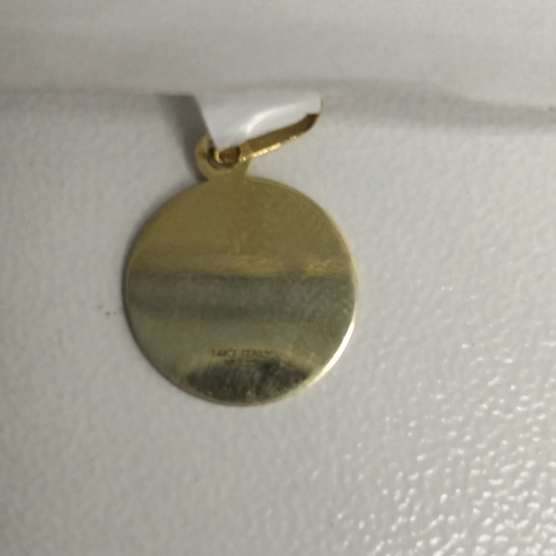 10433REL00000B459 FRD5 MEDALLA DE BAUTIZO MINI ORO 14K 0.5GRS (NUEVO)