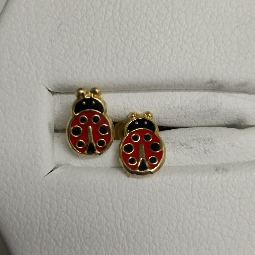 BROQUELES ORO 14K 1 (NUEVO)