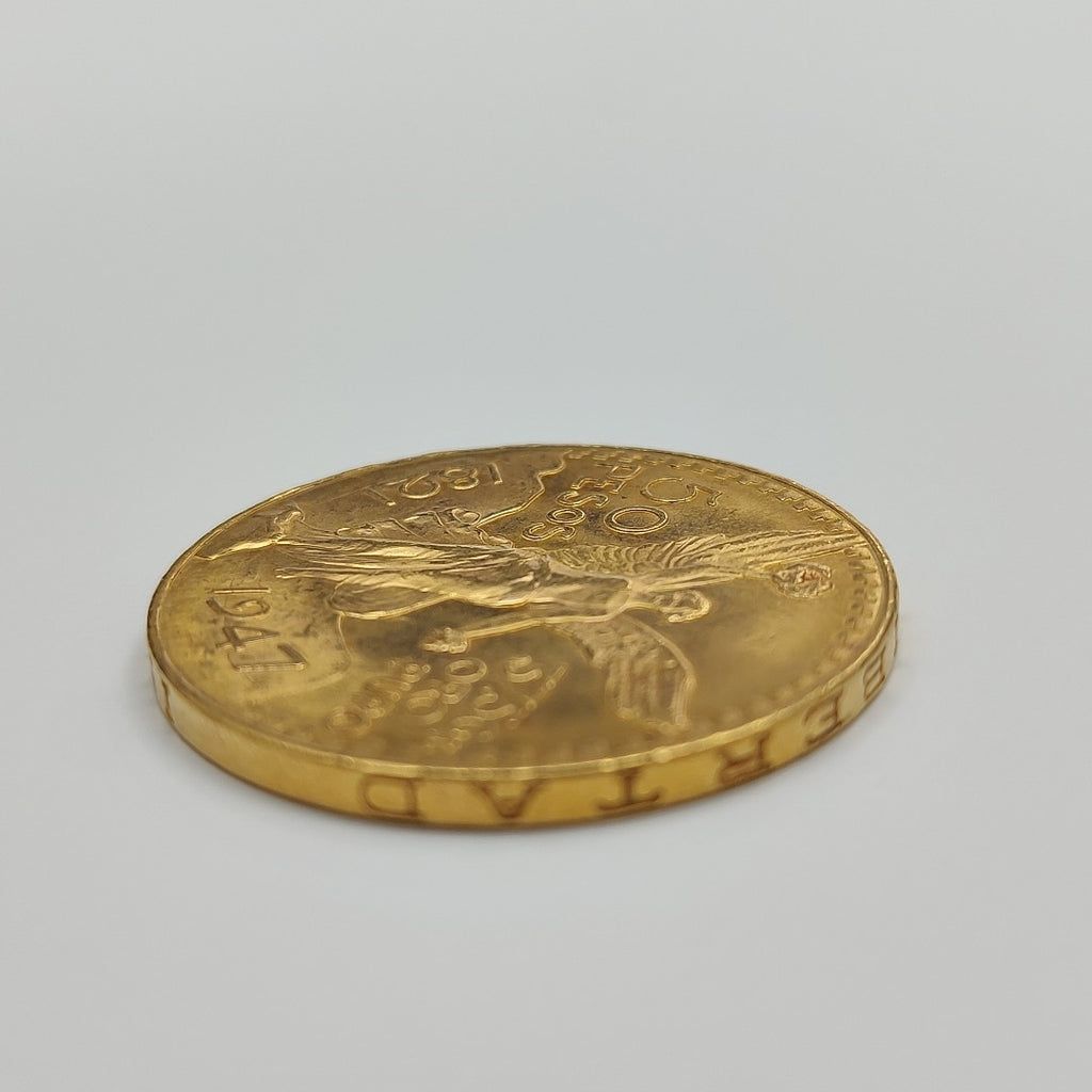 K1 41,60 GRMS 21 K IDENTIFICACIÓN MONEDA NOMINATIVA MONEDAS PESOS 50 PESOS (SEMINUEVO)