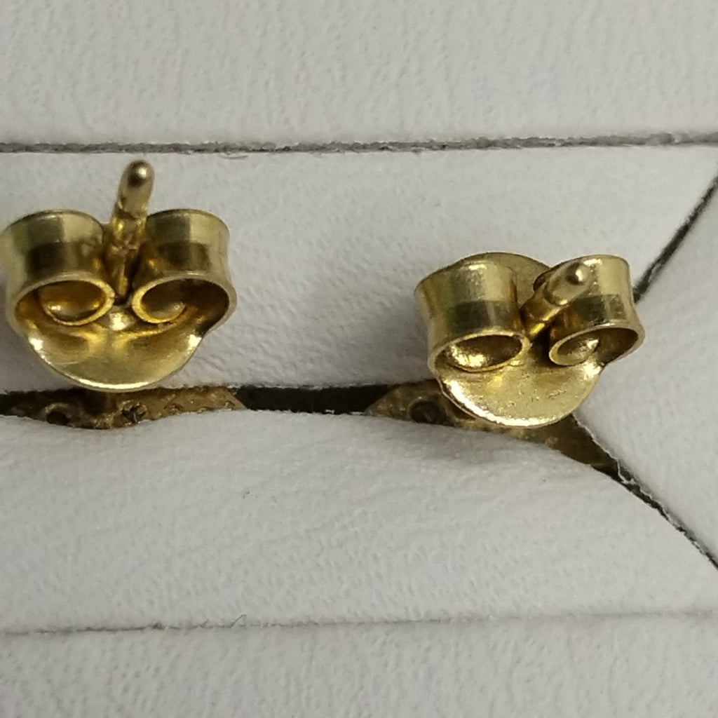 10105BRO00000B2610 FRD23 BROQUEL DE ESTRELLA CON CIRCONIAS ORO 14K 1.2GRS (NUEVO)