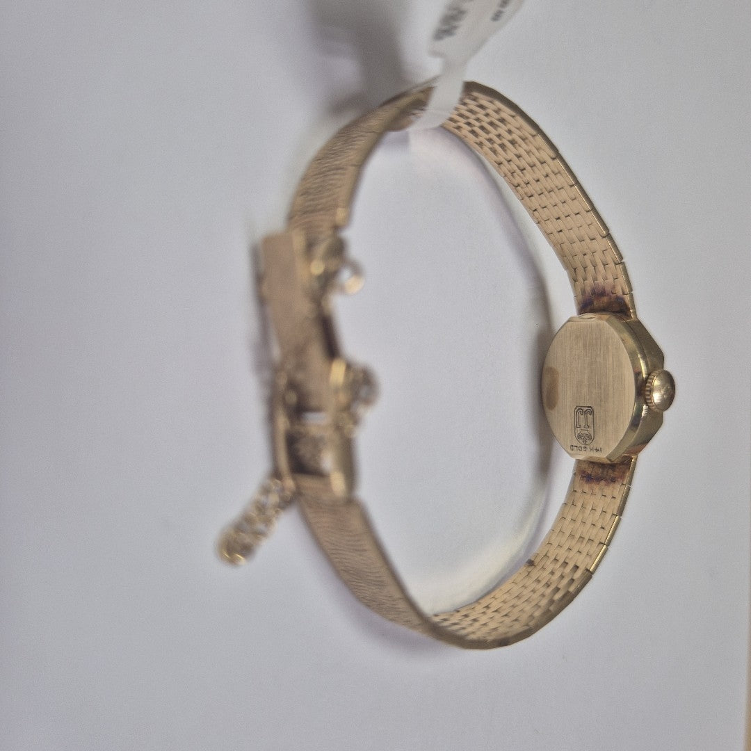 RELOJ CAJA Y PULSO ORO ORO 14 K 19,60 GRMS (SEMINUEVO)