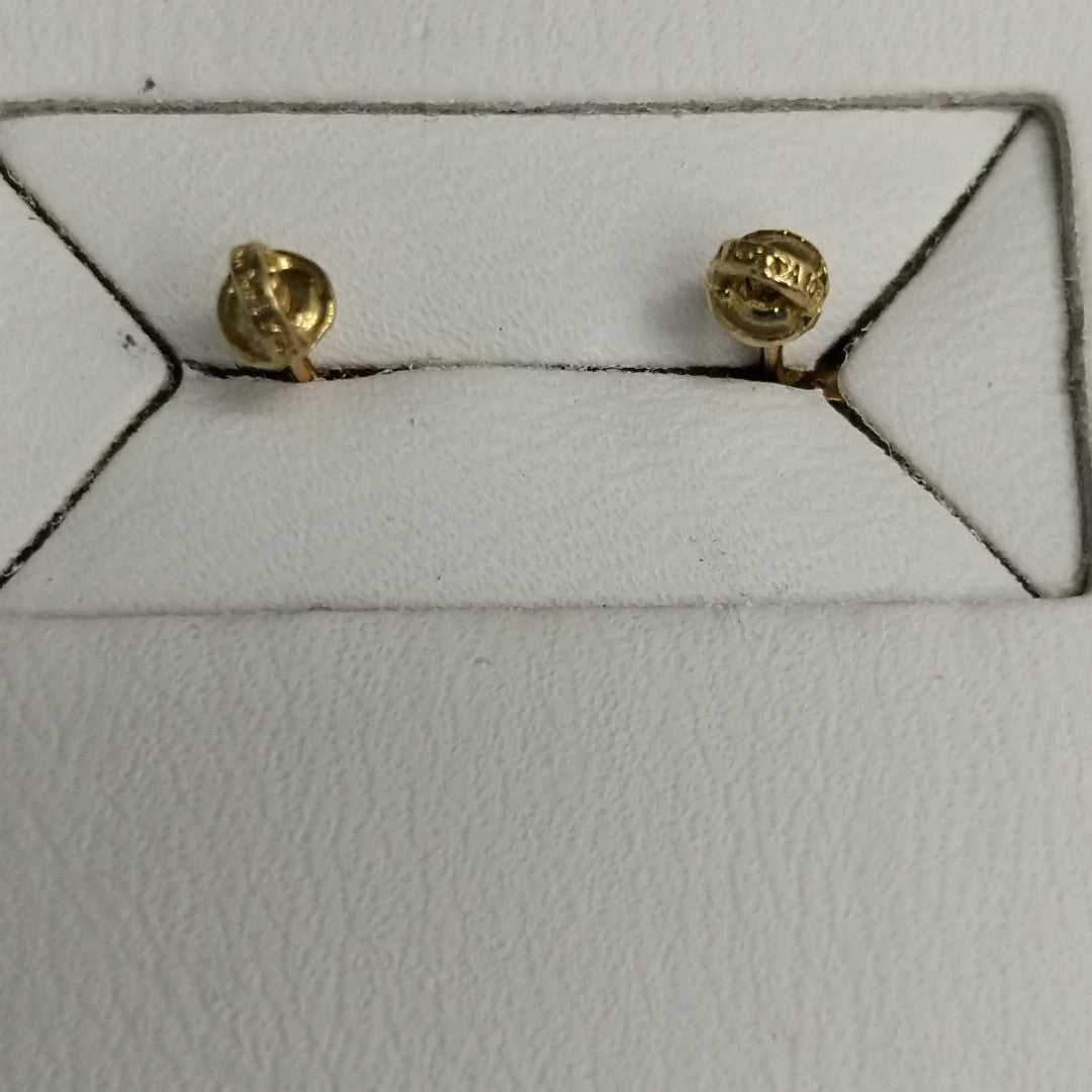 BROQUELES ORO 14K 1 (NUEVO)