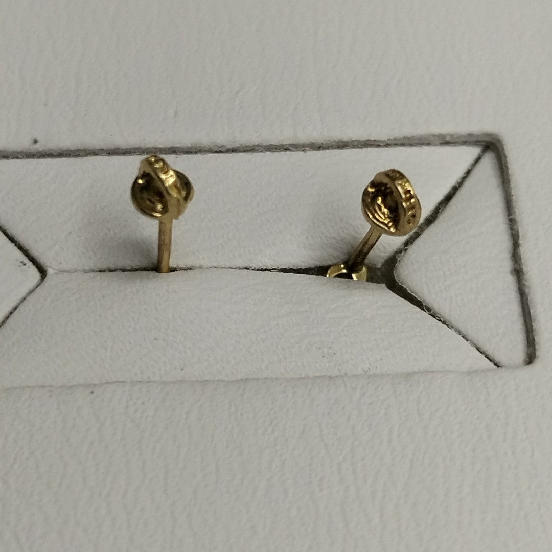 BROQUELES ORO 14K 1 (NUEVO)