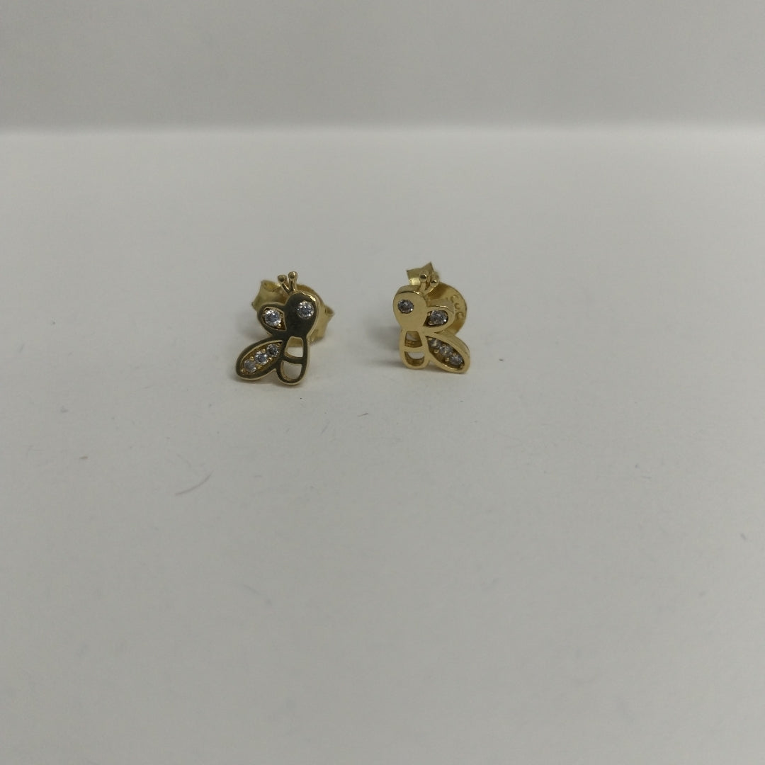 10136ARE16800B607 FRD24 ARETES ORO 14K 0.9GRS (NUEVO)