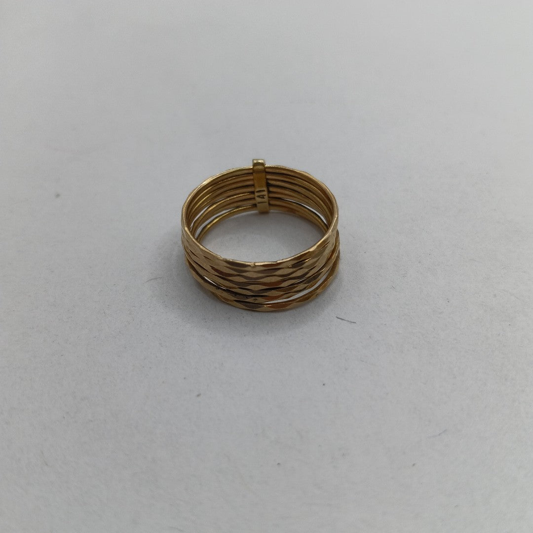 ANILLITO, SEMANARIO DE ARGOLLAS. ORO. 14 K 3.2 GRMS (SEMINUEVO)