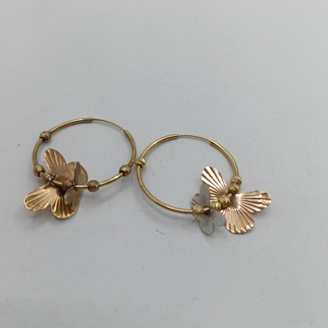 ARRACADAS PAR. ORO. 14 K 3.4 GRMS (SEMINUEVO)