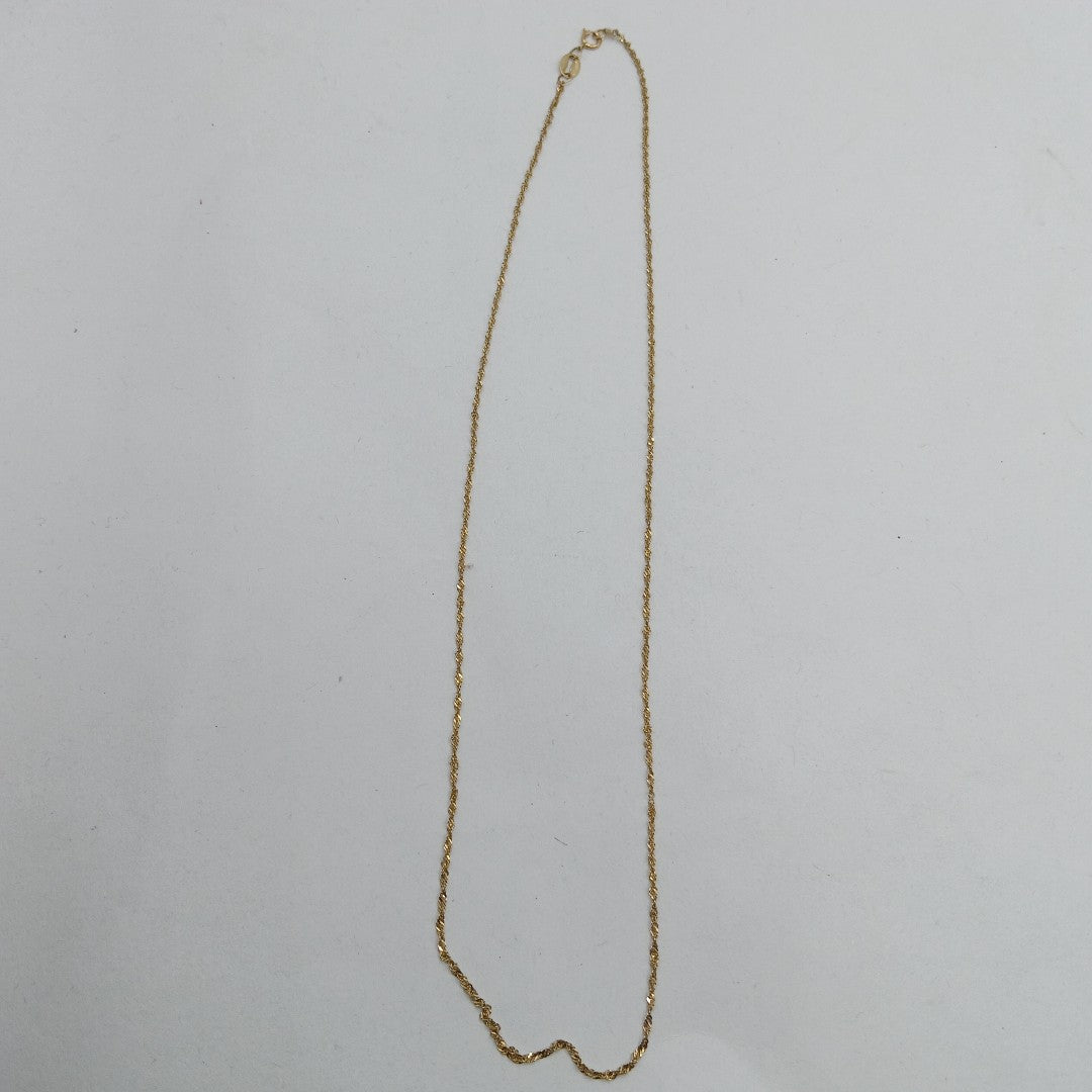 CADENA. ORO. 10 K 0.9 GRMS (SEMINUEVO)