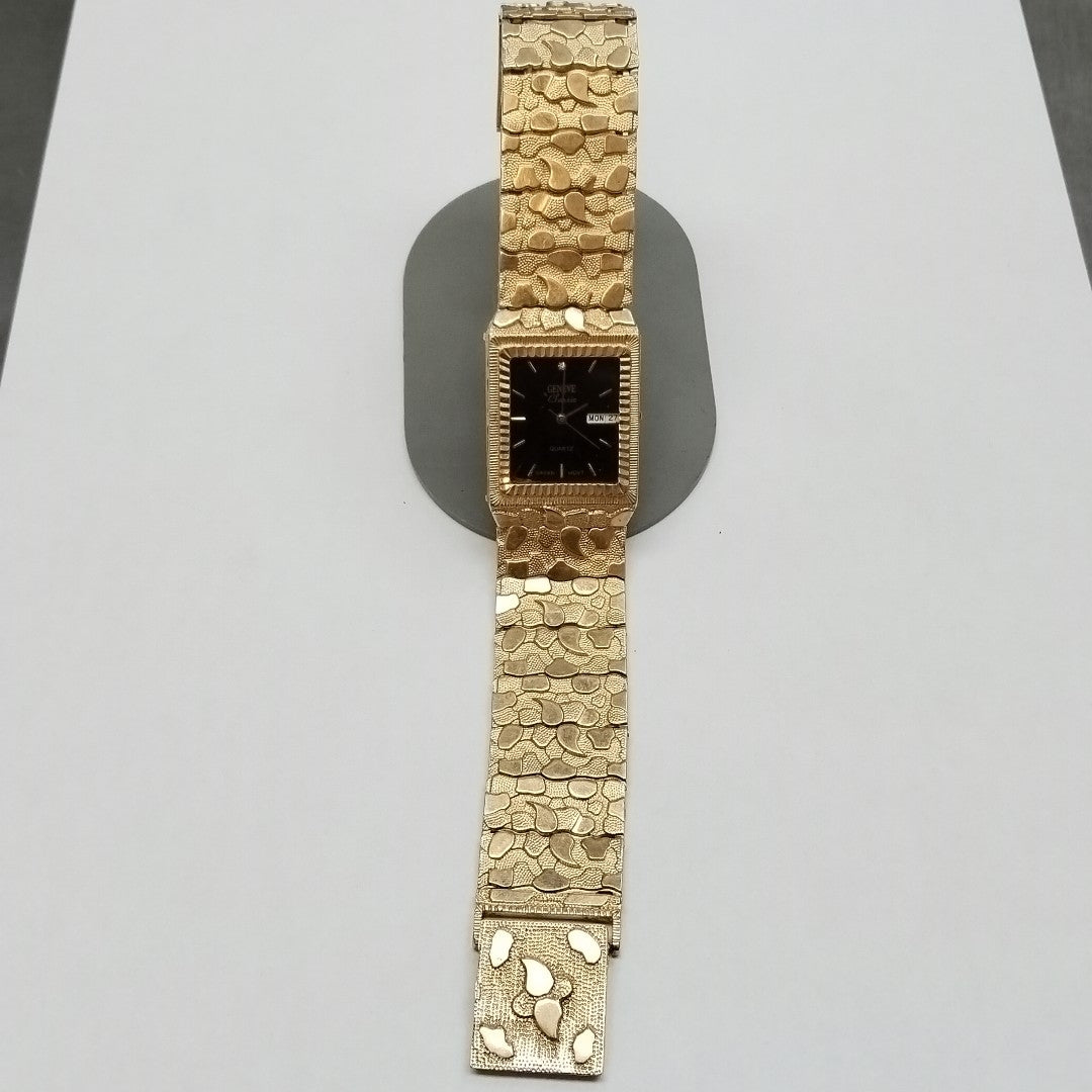 RELOJ CAJA ACERO PULSO ORO ORO 14 K 57,40 GRMS (SEMINUEVO)
