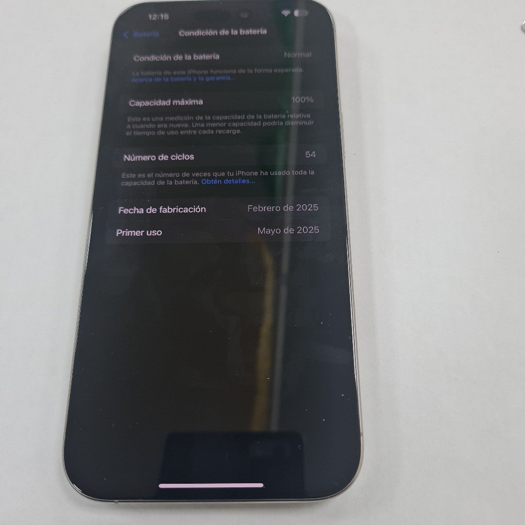 CELULAR APPLE IPHONE 16 PRO MAX A3295 (2024) 256 GB 8 GB RAM (SEMINUEVO)