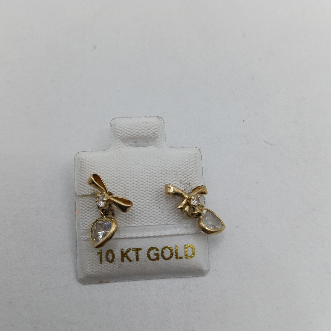 ARETES PAR ORO 10 K 1,00 GRMS (SEMINUEVO)
