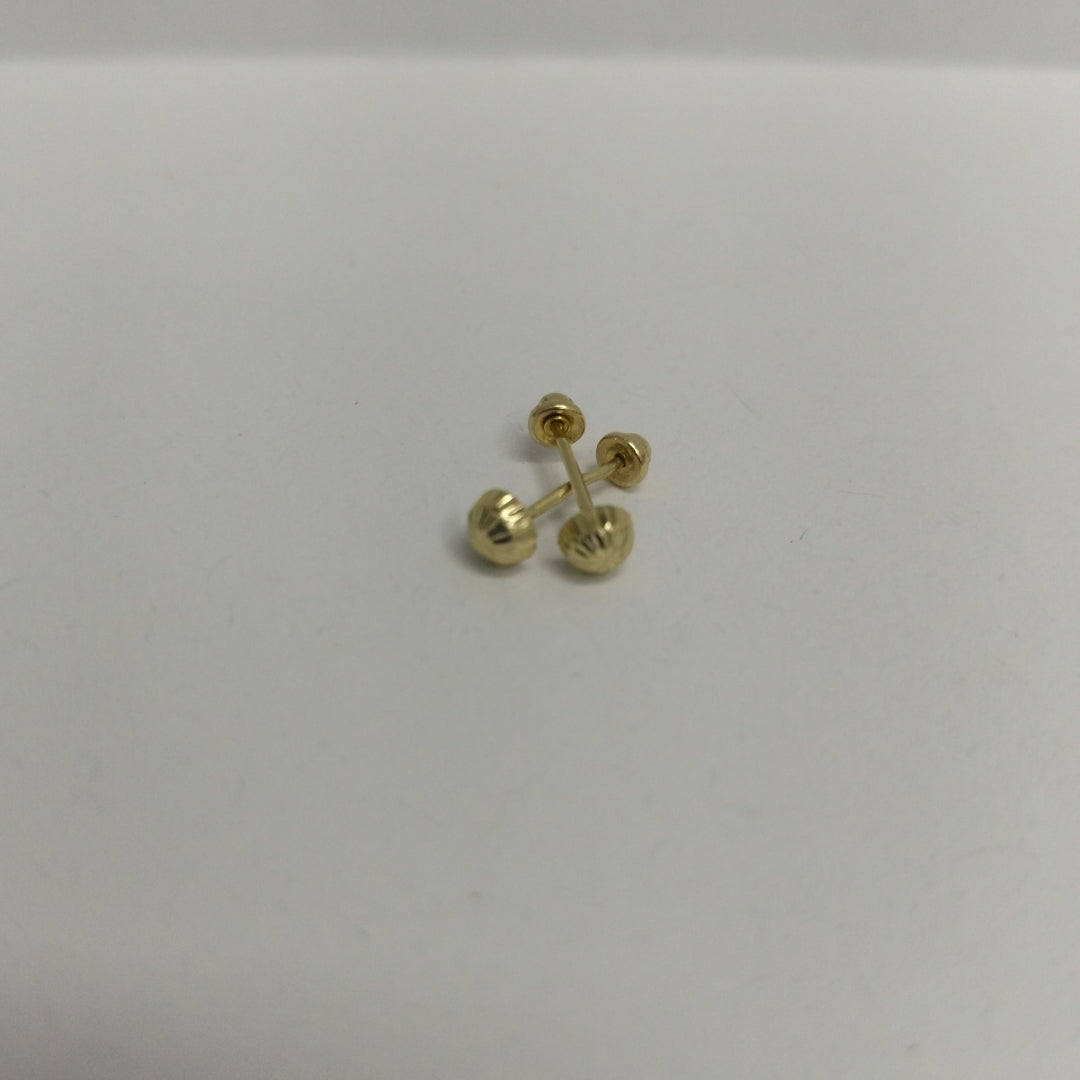 BROQUELES ORO 14K 1 (NUEVO)