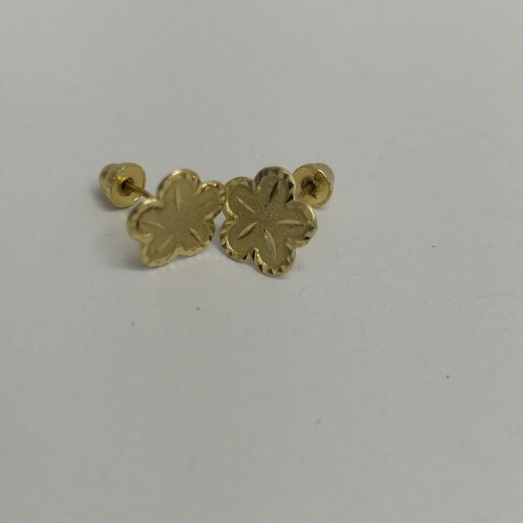 BROQUELES ORO 14K 1 PIEZA (NUEVO)