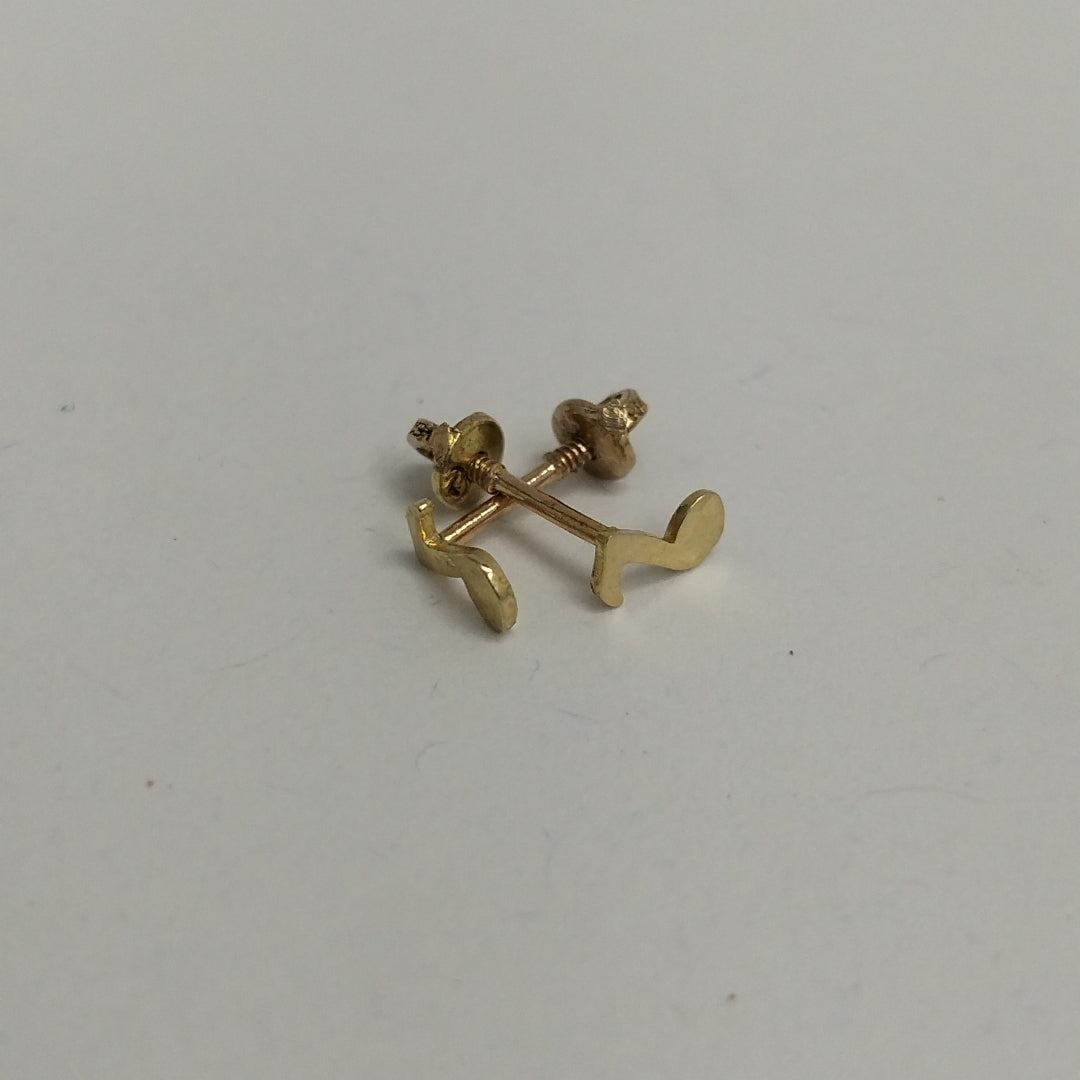 BROQUELES ORO 14K 1 (NUEVO)