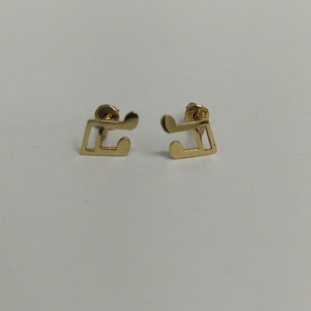 BROQUELES ORO 14K 1 (NUEVO)