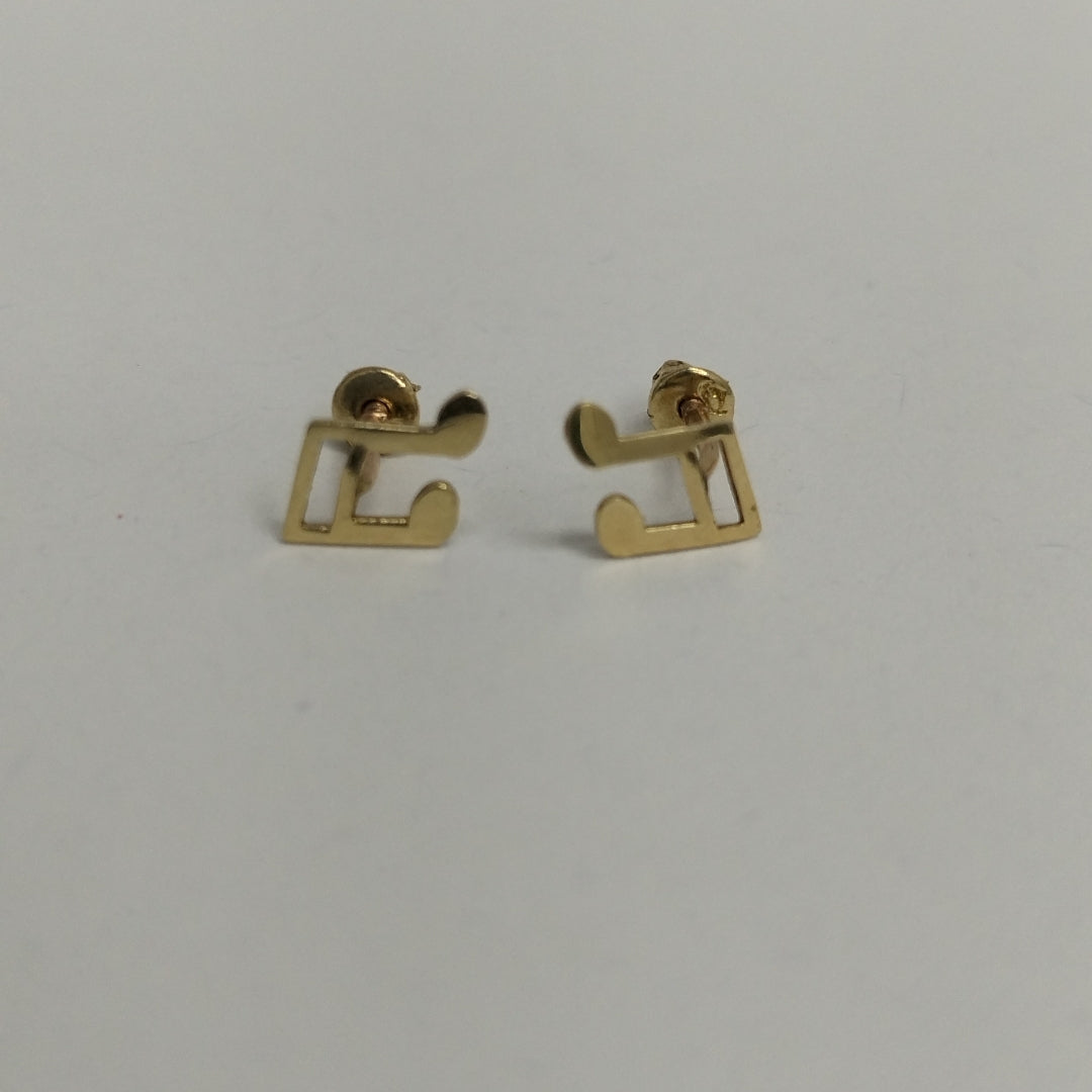 BROQUELES ORO 14K 1 (NUEVO)