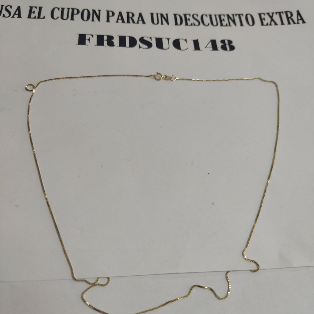 CADENA. ORO. 14 K 2 GRMS (SEMINUEVO)