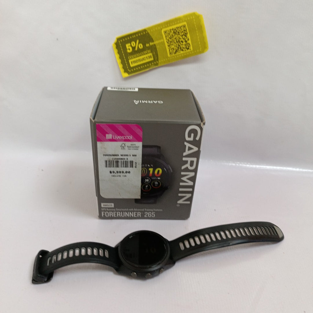 SMARTWATCH GARMIN FORERUNNER 265 46 MM GPS (SEMINUEVO)