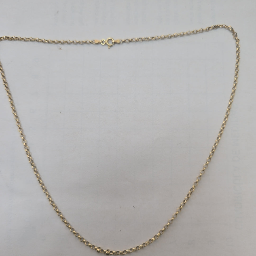 CADENA. ORO. 14 K 1.8 GRMS (SEMINUEVO)