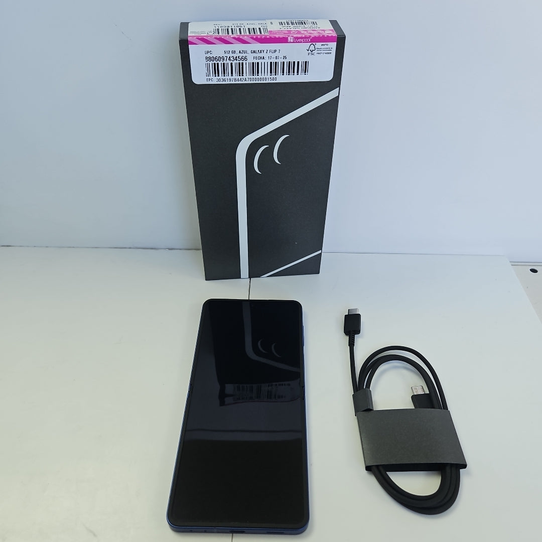 CELULAR SAMSUNG GALAXY Z FLIP 7 SM-F766B (2025) 512 GB 12 GB RAM (SEMINUEVO)