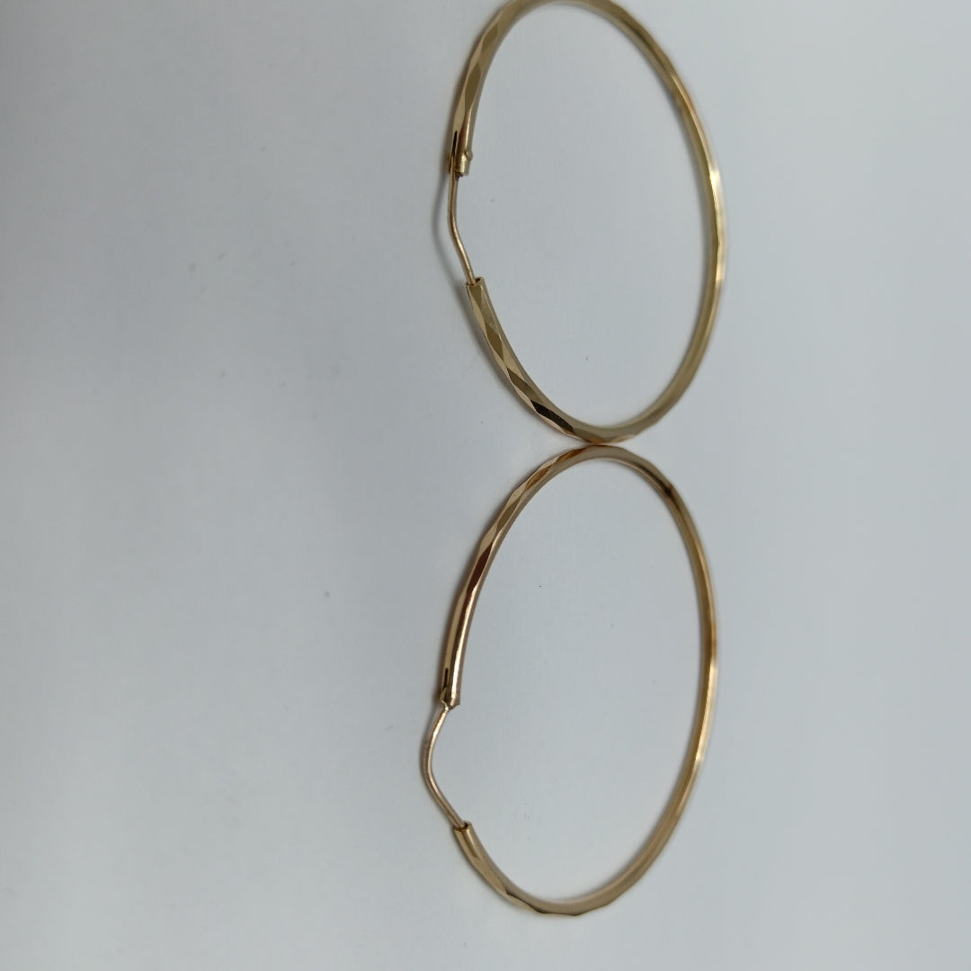 ARRACADAS PAR ORO 14 K 2.7 GRMS (SEMINUEVO)