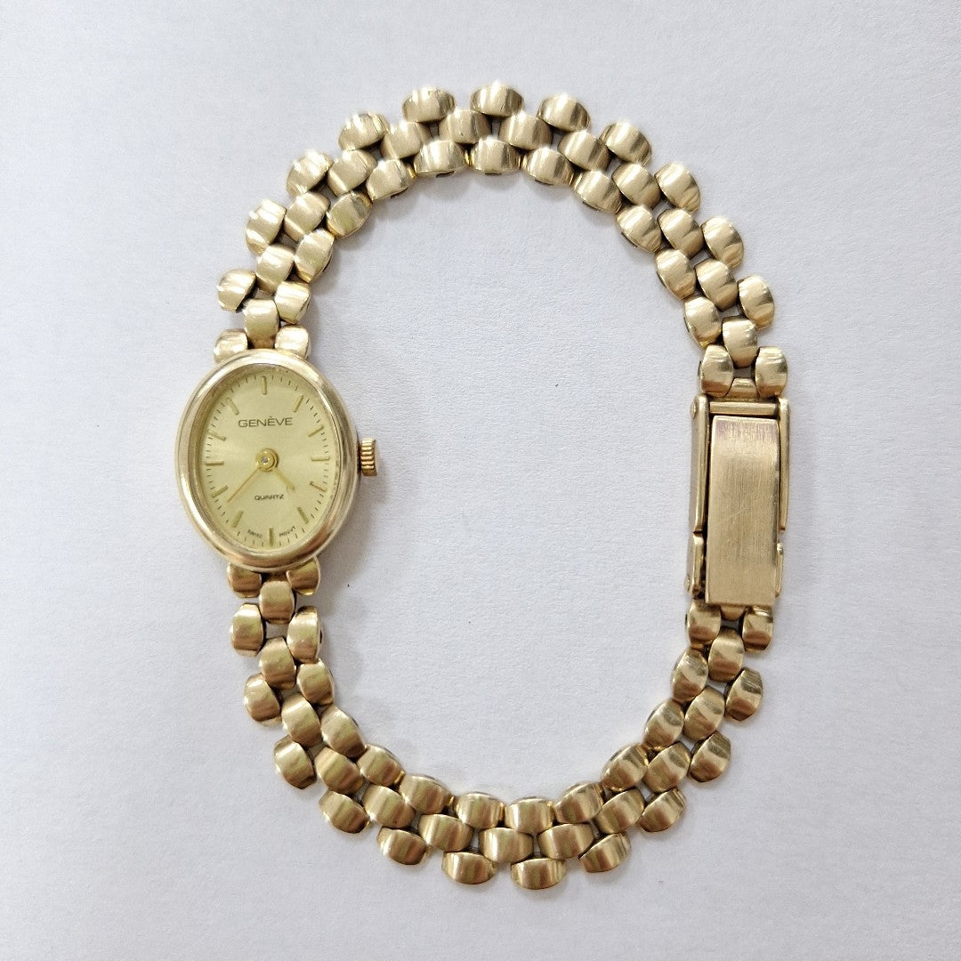 RELOJ CAJA Y PULSO ORO. ORO. 14 K 22.6 GRMS (SEMINUEVO)