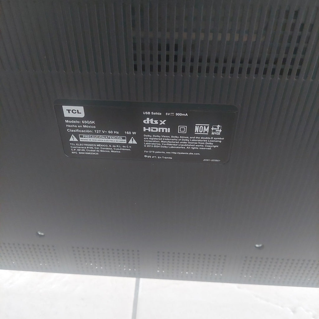 PANTALLA TCL 65Q5K (2025) 65" QLED 4K (SEMINUEVO)