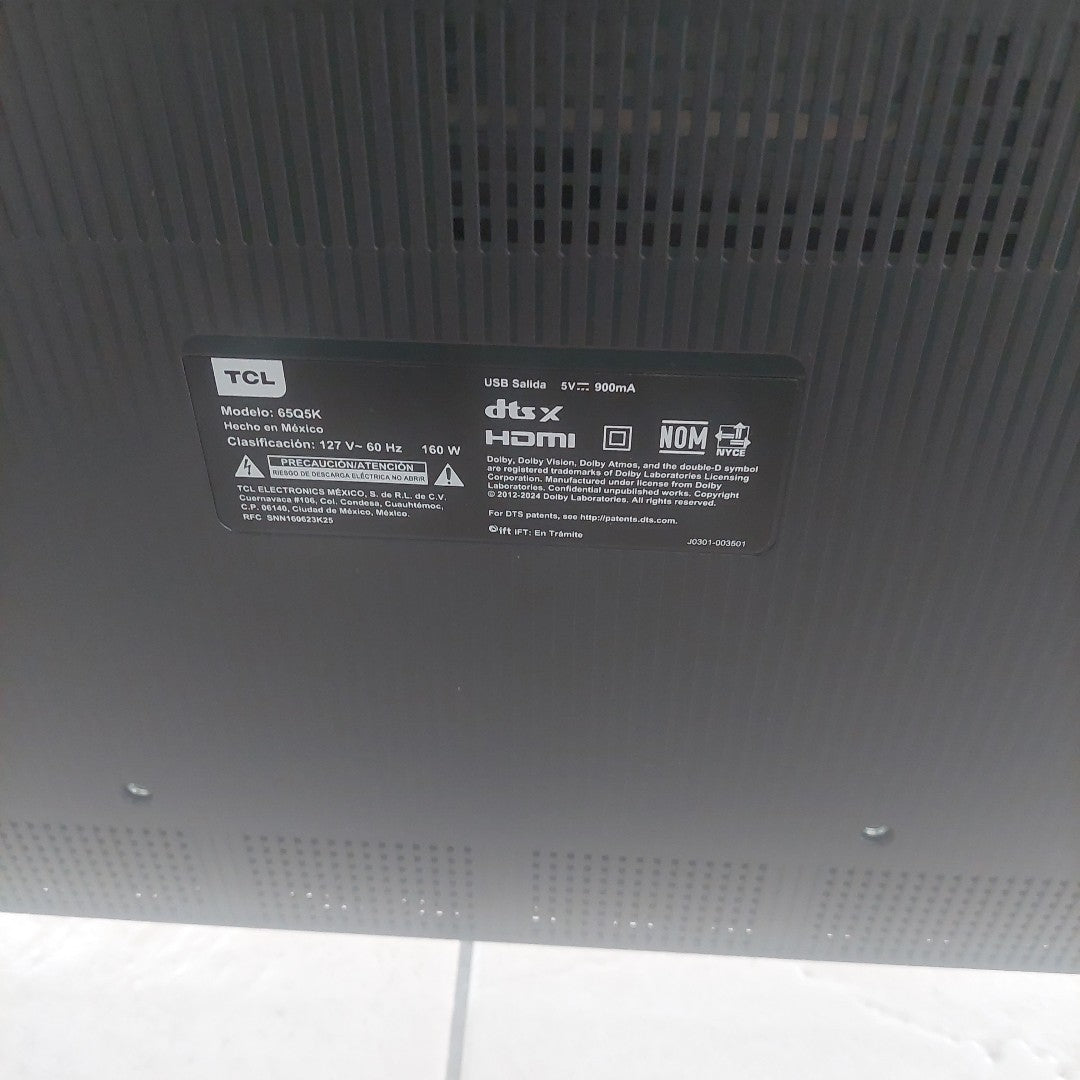 PANTALLA TCL 65Q5K (2025) 65" QLED 4K (SEMINUEVO)