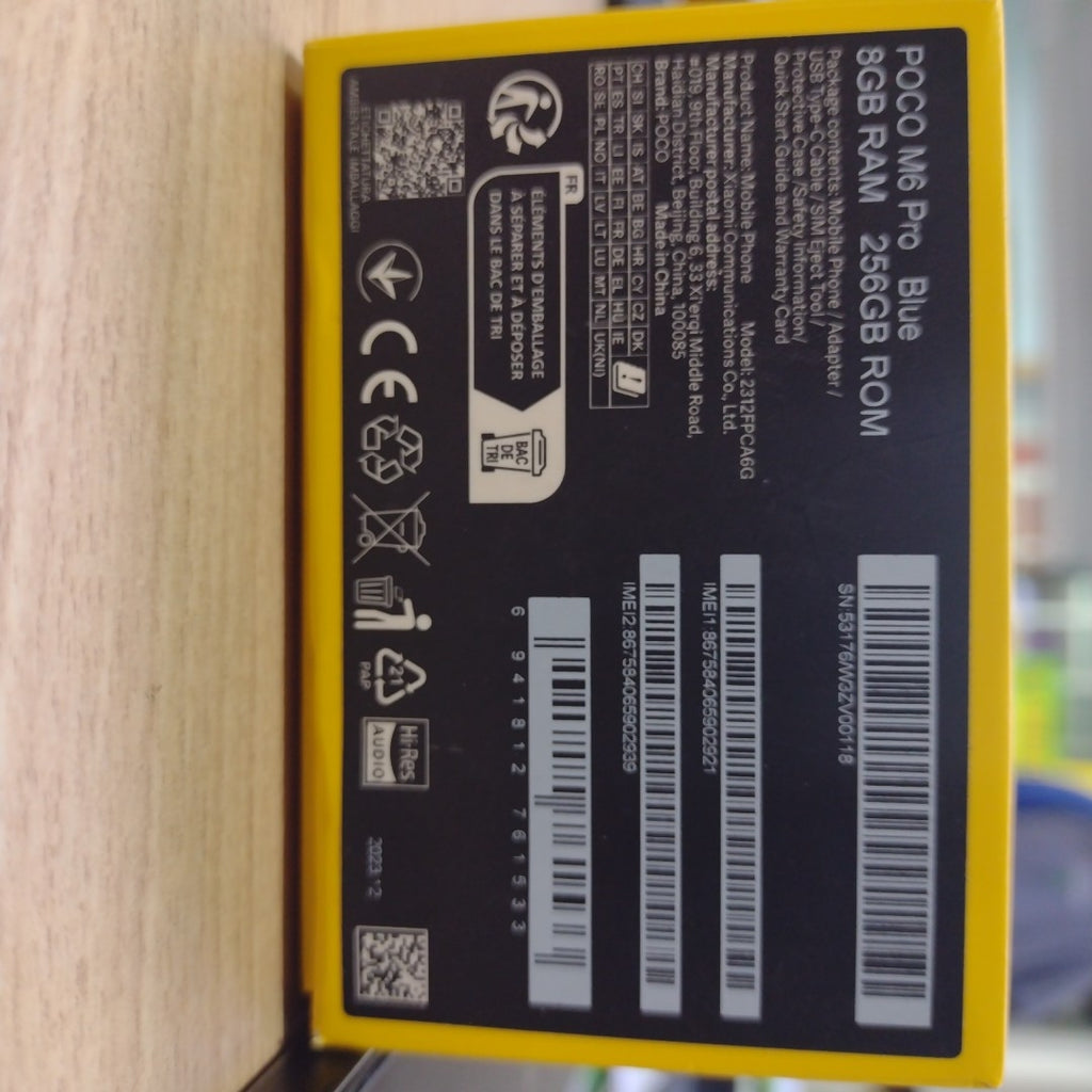 CELULAR XIAOMI POCO M6 PRO 2312FPCA6G (2024) 256 GB 8 GB RAM (SEMINUEVO)