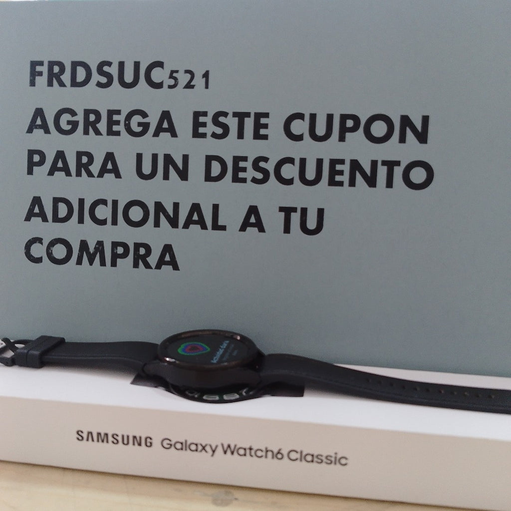 SMARTWATCH SAMSUNG GALAXY WATCH 6 CLASSIC SM-R960 47 MM GPS (SEMINUEVO)
