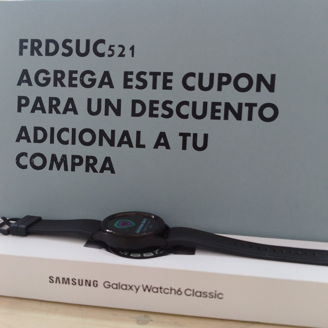 SMARTWATCH SAMSUNG GALAXY WATCH 6 CLASSIC SM-R960 47 MM GPS (SEMINUEVO)